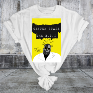 Notorious King BIG Original Artwork by James Brakefield T-Shirt