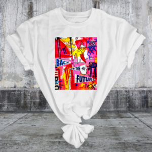Back to the Future Original Abstract Wearable Artwork by James Brakefield T-Shirt