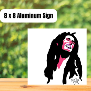 Bob Marley original artwork by James Brakefield