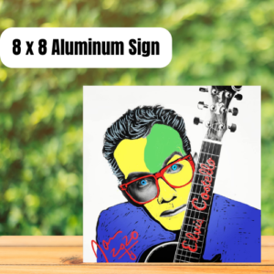 Elvis Costello original artwork by James Brakefield